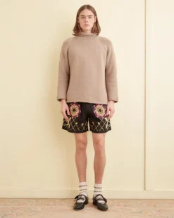 Men BODE Floral Pinwheel Shorts