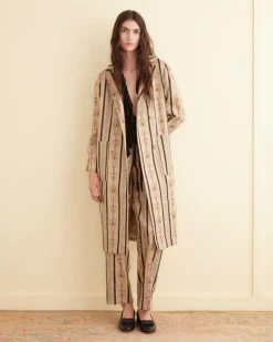 Women BODE Floret Brocade Coat