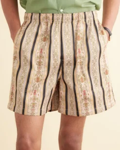 Men BODE Floret Brocade Shorts