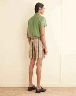 Men BODE Floret Brocade Shorts