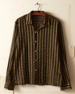 Men BODE Floret Ribbon Long Sleeve Shirt