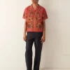 Men BODE Floribunda Short Sleeve Shirt