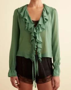 Women BODE Flounce Blouse