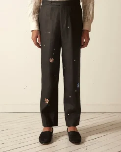 Men BODE Flower Gem Trouser