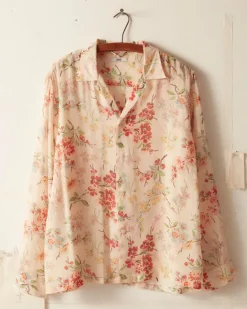 Men BODE Flowering Crabapple Long Sleeve Shirt
