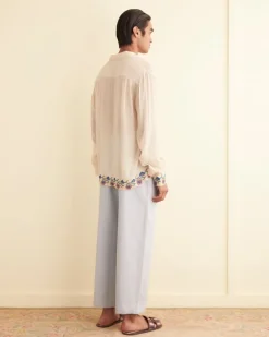Men BODE Flowering Liana Long Sleeve Shirt