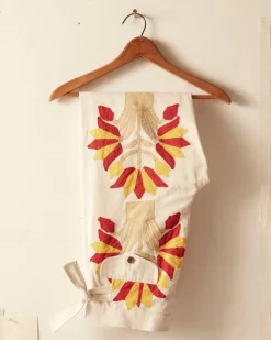 Men BODE Foliage Applique Trousers