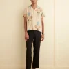 Men BODE Full Bloom Short Sleeve Shirt