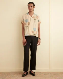 Men BODE Full Bloom Short Sleeve Shirt
