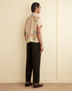 Men BODE Full Bloom Short Sleeve Shirt