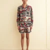 Men BODE Garden Lattice Long Sleeve Shirt