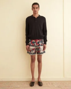 Men BODE Garden Lattice Shorts