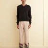 Men BODE Garden Lattice Trousers