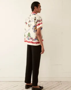 Men BODE Garden State Short Sleeve Shirt
