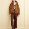 Women BODE Gluckow Cardigan - Brown/Yellow