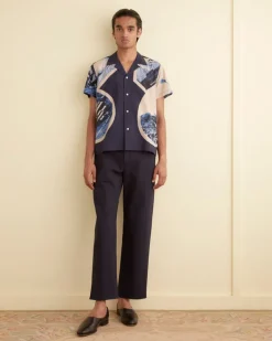 Men BODE Goldfield Short Sleeve Shirt