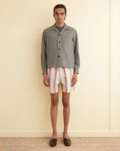 Men BODE Granite Stair Long Sleeve Shirt - M