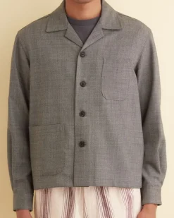 Men BODE Granite Stair Long Sleeve Shirt - M