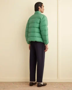 Men BODE Green Burlington Puffer Jacket