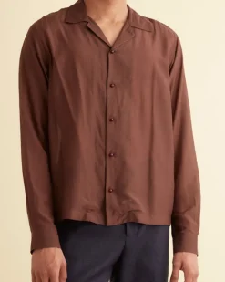 Men BODE Heartwood Long Sleeve Shirt