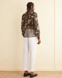 Men BODE Heirloom Floral Long Sleeve Shirt
