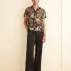 Men BODE Heirloom Floral Short Sleeve Shirt