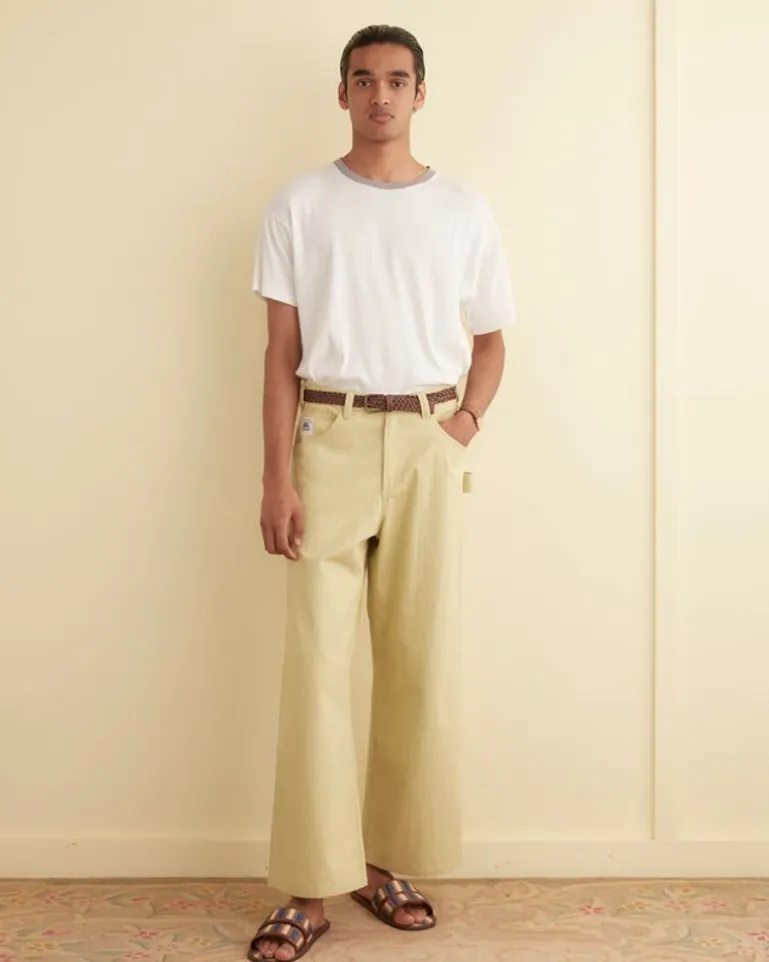 Men BODE Herringbone Knolly Brook Trousers