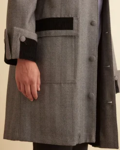 Women BODE Herringbone Rennie Coat