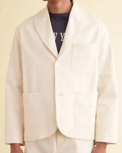 Men BODE Herringbone Smoking Jacket