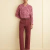 Men BODE Hibiscus Spray Long Sleeve Shirt