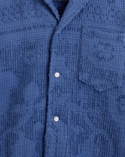 Men BODE Highbush Berry Short Sleeve Shirt