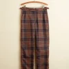 Women BODE Jackson Plaid Trousers - 28