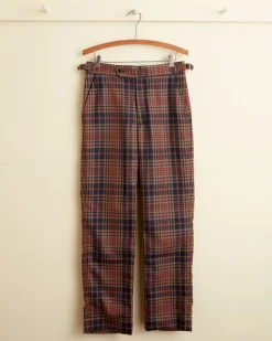 Women BODE Jackson Plaid Trousers - 28