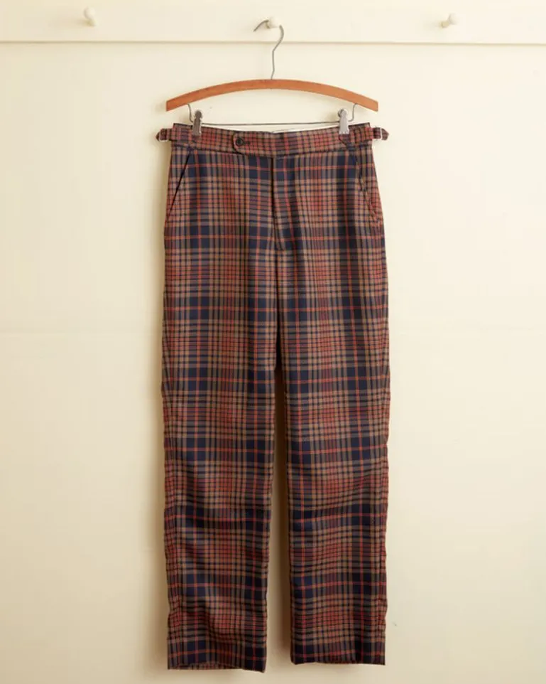 Women BODE Jackson Plaid Trousers - 28