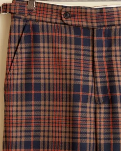 Women BODE Jackson Plaid Trousers - 28