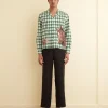 Men BODE Jockey Diamond Long Sleeve Shirt