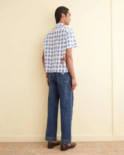 Men BODE Jockey Dot Short Sleeve Shirt