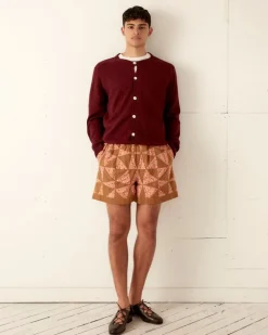 Men BODE Kaleidoscope Quilt Shorts
