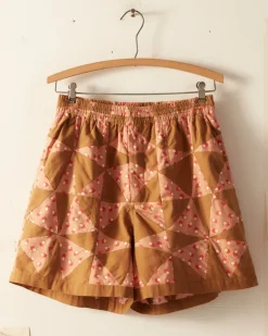 Men BODE Kaleidoscope Quilt Shorts