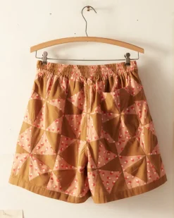 Men BODE Kaleidoscope Quilt Shorts