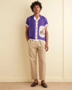 Men BODE Khaki Double-Button Trousers