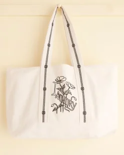 Men BODE Laundry Tote - Natural/Black