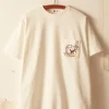 Men BODE Leafwing Pocket Tee - White