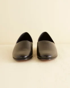 Men BODE Leather House Shoe - Black