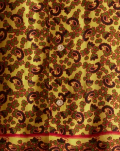 Men BODE Lemon Paisley Short Sleeve Shirt