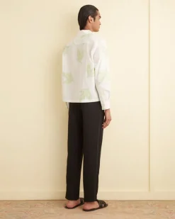 Men BODE Lily Of The Valley Long Sleeve Shirt