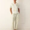 Men BODE Lily Of The Valley Short Sleeve Shirt