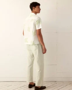 Men BODE Lily Of The Valley Short Sleeve Shirt