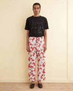 Men BODE Lily Squash Pajama Pants - M