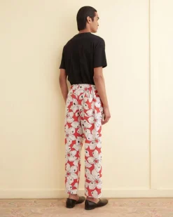 Men BODE Lily Squash Pajama Pants - M